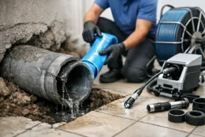Επισκευή διαρροής αποχέτευσης χωρίς σκάψιμο