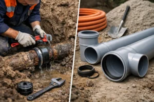 Επισκευή αποχέτευσης ή αντικατάσταση σωλήνων;